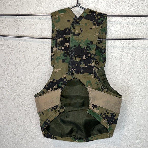 Fisherman Camo Vest Pet Costume Size XS - Picture 4 of 10